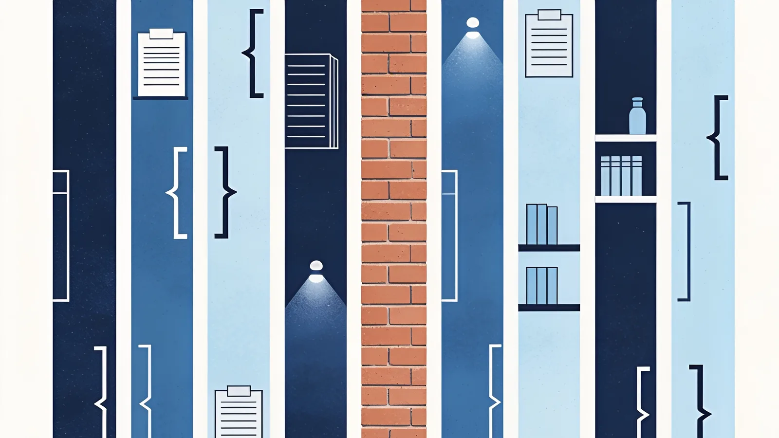 Abstract editorial illustration for “The Dutch Cyberbeveiligingswet is in force: what to check now”